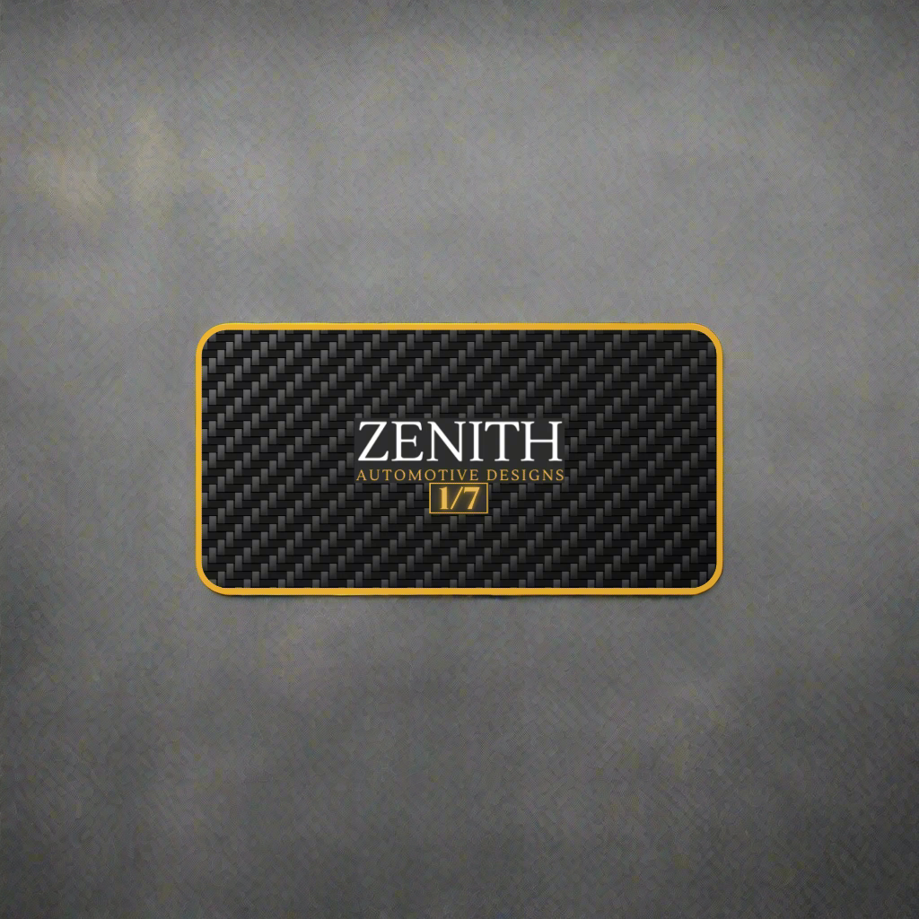 "ZENITH GENESIS 1/7 SIGNATURE EDITION" Decal