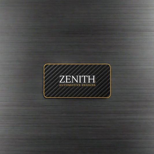 "ZENITH CARBON SIGNATURE EDITION" Decal
