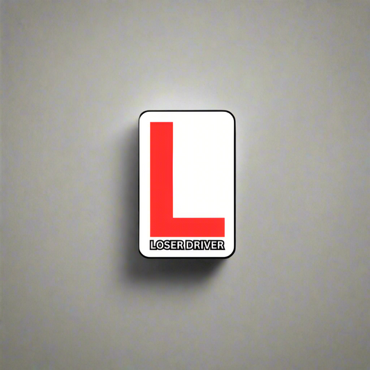 "LOSER DRIVER" Decal